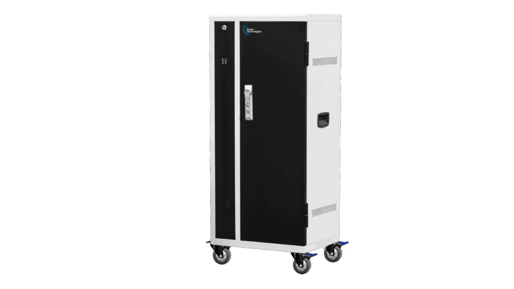 Power Technologies PT-VERT-GLIDE-24C Carro de gestión y carga para dispositivos