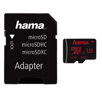Hama 00123979 memoria flash 64 GB MicroSDXC UHS Clase 3