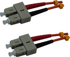 Cable patch dúplex FO SC-SC 1 m 50/125 µ