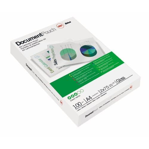 GBC Document Pouch A4 2x75mic (100) plastificador 100 pieza(s)