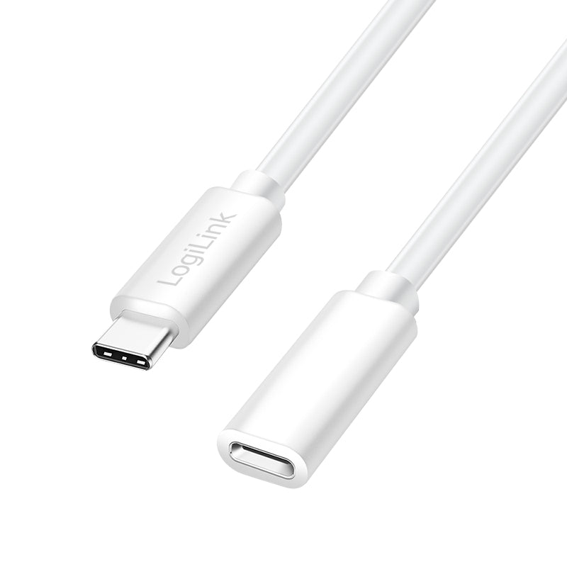 LogiLink CU0222 cable USB USB 2.0 3 m USB C 0,48 Gbit/s 100 W Blanco (2)