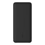 Cargador portátil - 10000 mAh - 23 vatios - Fast Charge, PD - 2 conectores de salida (Lightning, USB-C) - negro