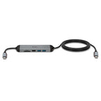 Lindy 43326 base para portátil y replicador de puertos Alámbrico USB 3.2 Gen 1 (3.1 Gen 1) Type-C Negro, Gris (4)