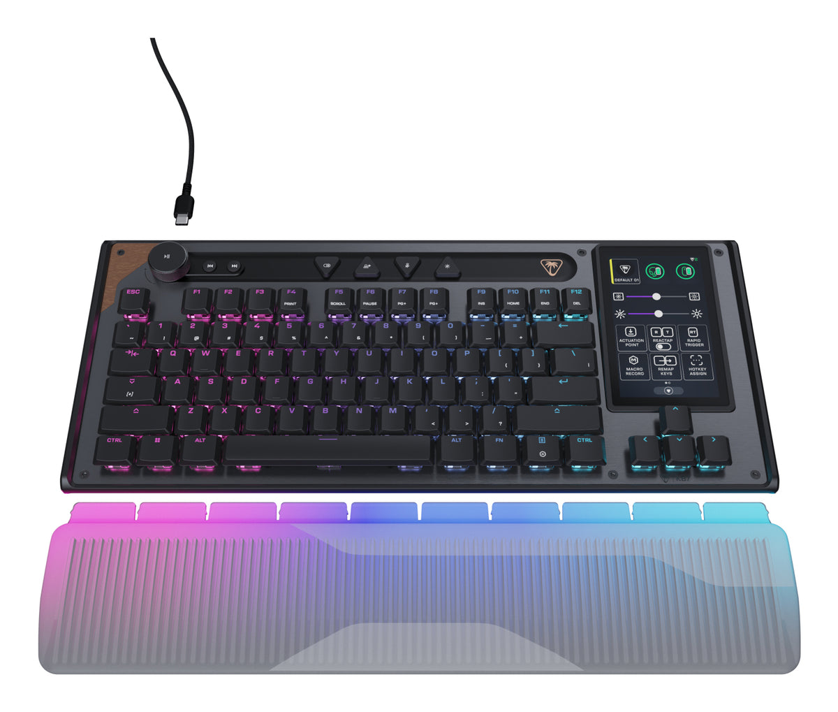 Turtle Beach Command Series KB7 teclado Juego USB QWERTY Inglés del Reino Unido