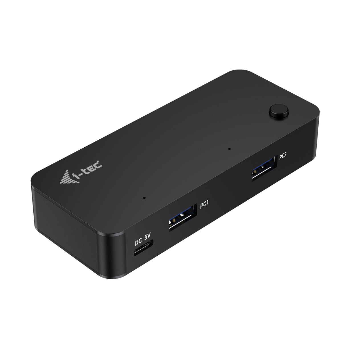i-tec CAKVMHUB2A2C hub de interfaz USB Tipo C 5000 Mbit/s Negro
