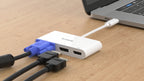 D-Link DUB-V310 base para portátil y replicador de puertos Alámbrico USB 3.2 Gen 1 (3.1 Gen 1) Type-C Blanco (4)