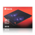 NGS Jetstand almohadilla fría 39,6 cm (15.6") 1000 RPM Negro (9)