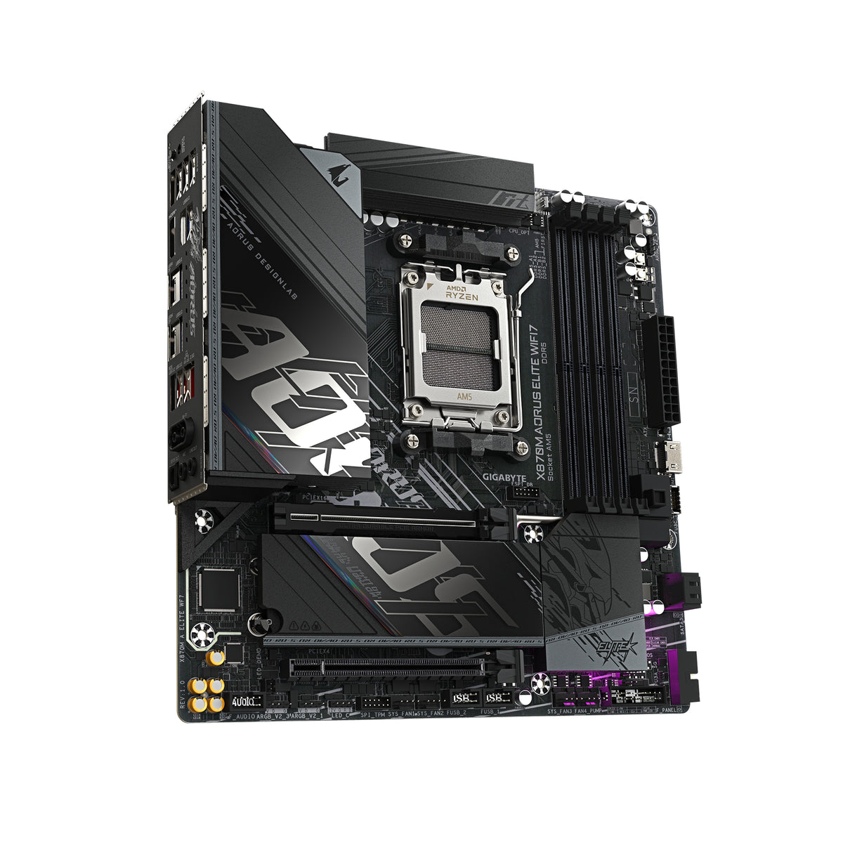 GIGABYTE X870M AORUS ELITE WIFI7 AMD X870 Zócalo AM5 micro ATX (5)