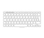 Logitech 920-013005 teclado para móvil QWERTZ Alemán Bluetooth Blanco (4)