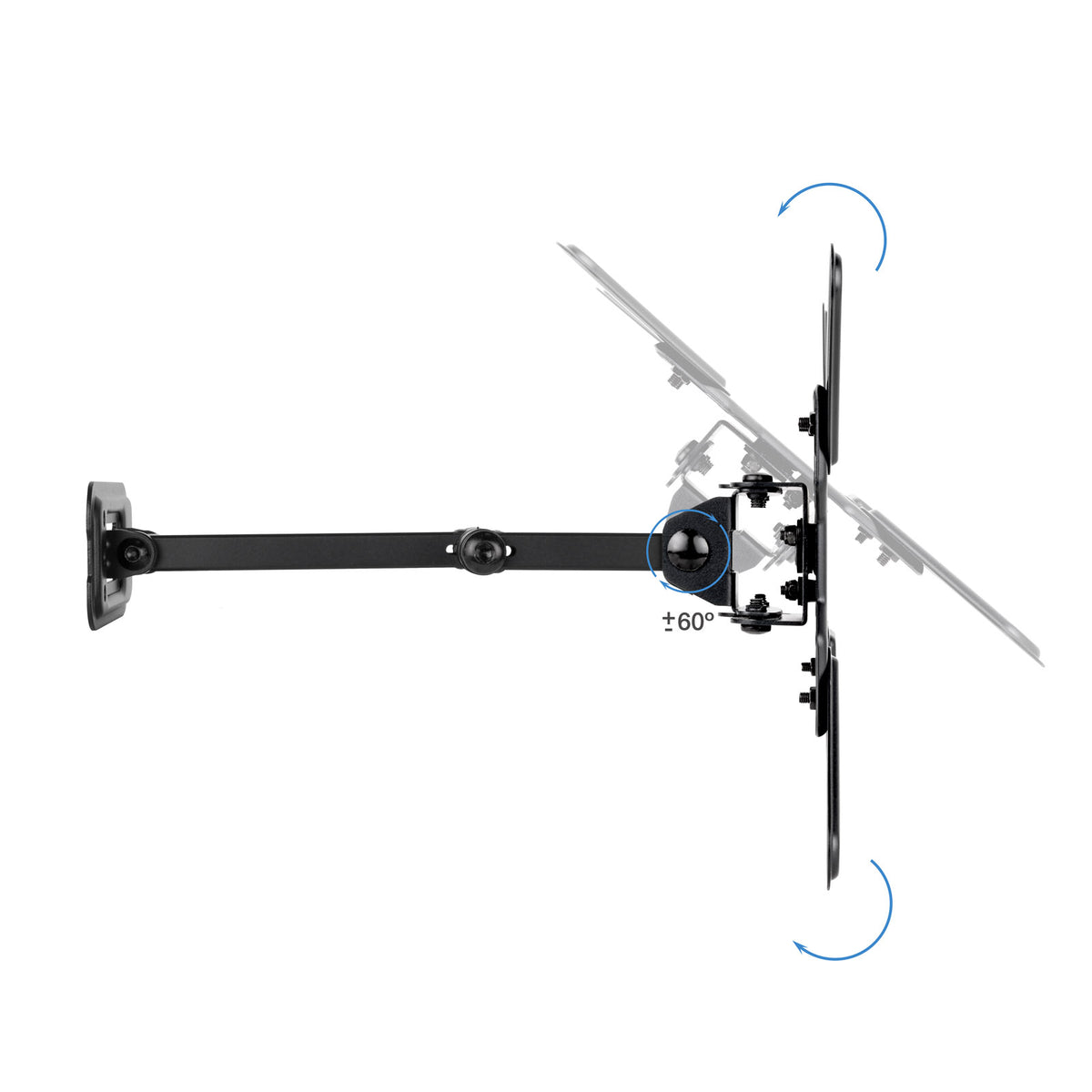 TooQ LP1345TN-B soporte para TV 109,2 cm (43") (5)