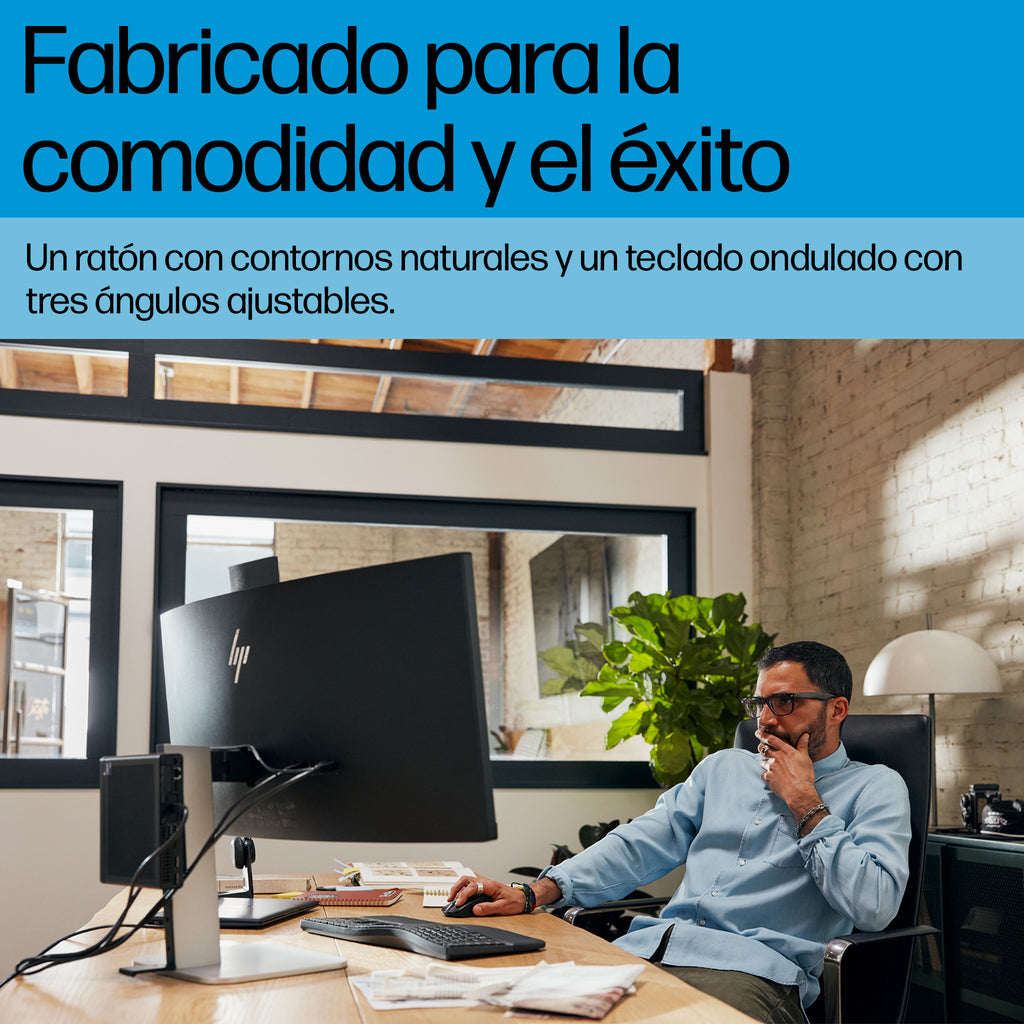 HP 685 Comfort Dual-Mode Keyboard and Mouse Combo teclado Ratón incluido Oficina RF Wireless + Bluetooth Negro (8)