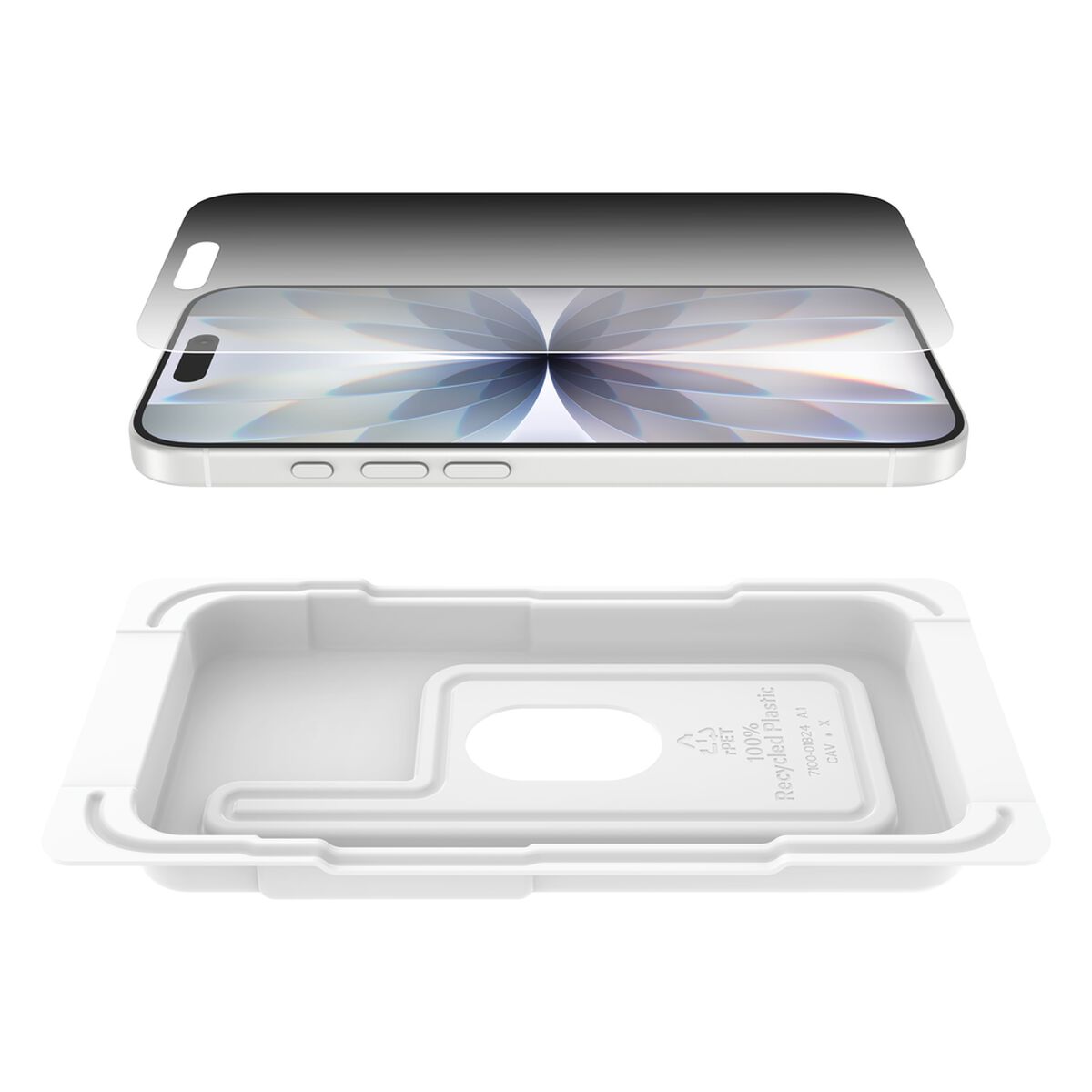 Protector de pantalla para teléfono móvil - cristal - con filtro de privacidad - para Apple iPhone 16 Pro