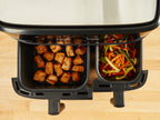 Tefal Dual Easy Fry & Grill EY905B Doble 8,3 L Independiente 2700 W Freidora de aire caliente Gris (7)