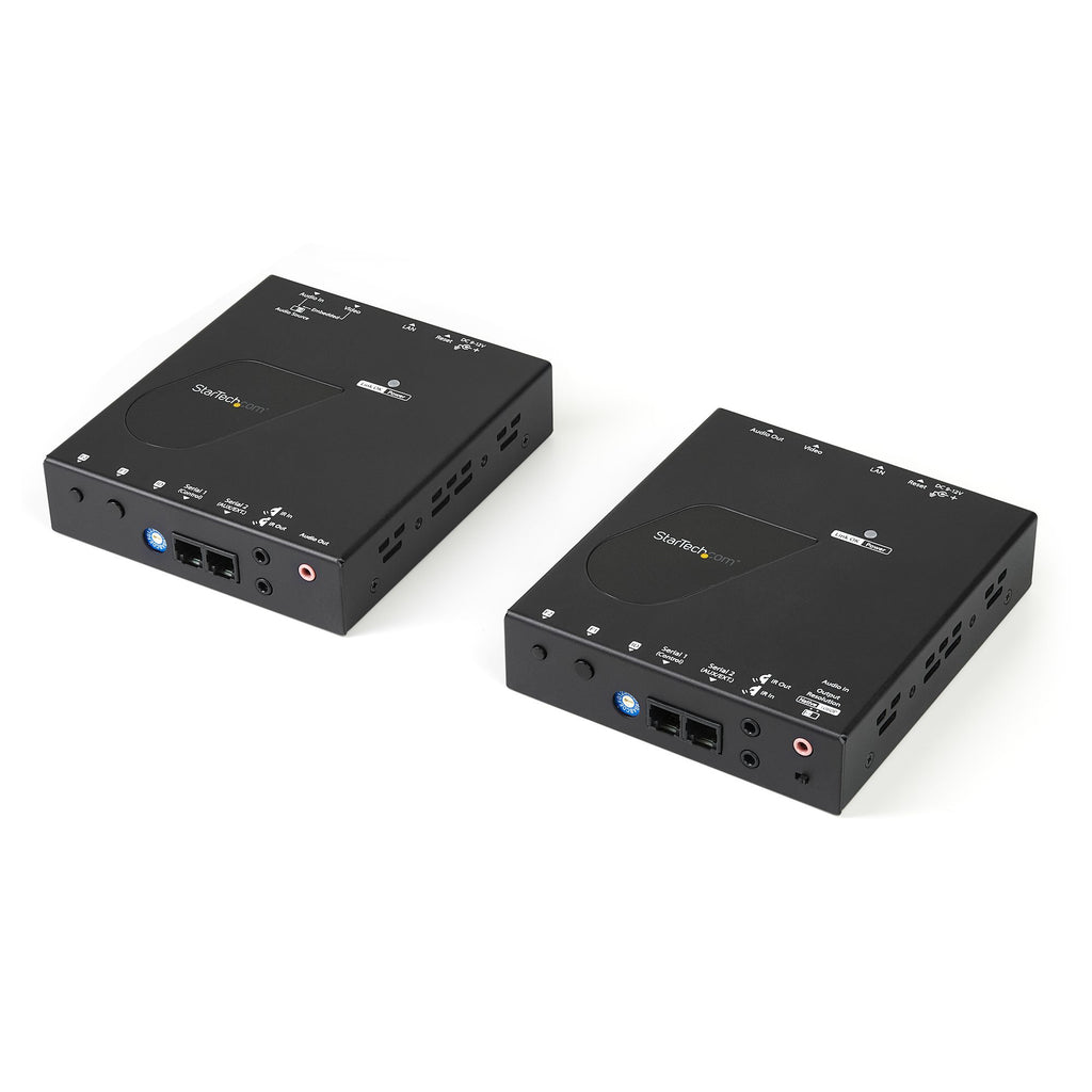 StarTech.com ST12MHDLAN4K extensor audio/video Transmisor y receptor de señales AV Negro