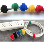 Techly 109528 presilla Soporte de sujeción de cables Velcro Multicolor 10 pieza(s) (8)