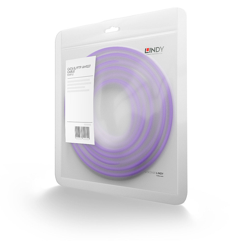 Lindy 47823 cable de red Púrpura 1,5 m Cat6 S/FTP (S-STP) (3)