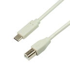 LogiLink CU0161 cable USB USB 2.0 2 m USB C USB B 0,48 Gbit/s Gris (2)