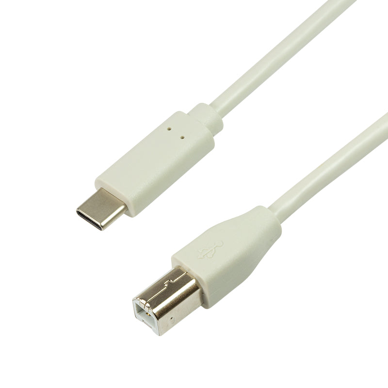 LogiLink CU0161 cable USB USB 2.0 2 m USB C USB B 0,48 Gbit/s Gris (2)