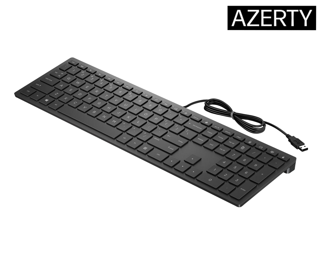 HP Pavilion Wired Keyboard 300 teclado Oficina USB Negro (4)