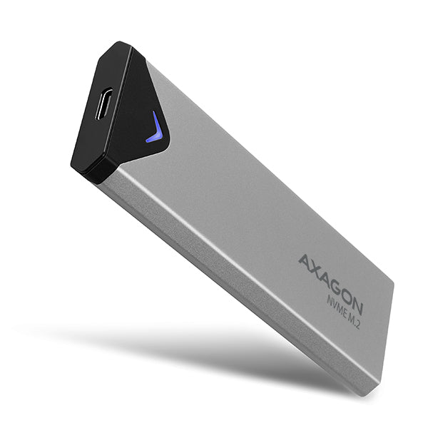 Axagon EEM2-UG2 caja para disco duro externo Caja externa para unidad de estado sólido (SSD) Negro, Gris M.2