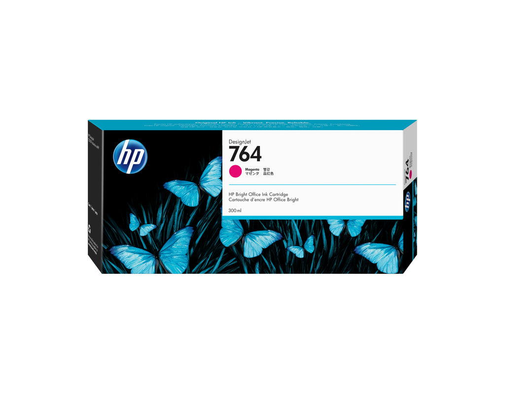 HP 764 300-ml Magenta DesignJet Ink Cartridge cabeza de impresora Inyección de tinta térmica (2)