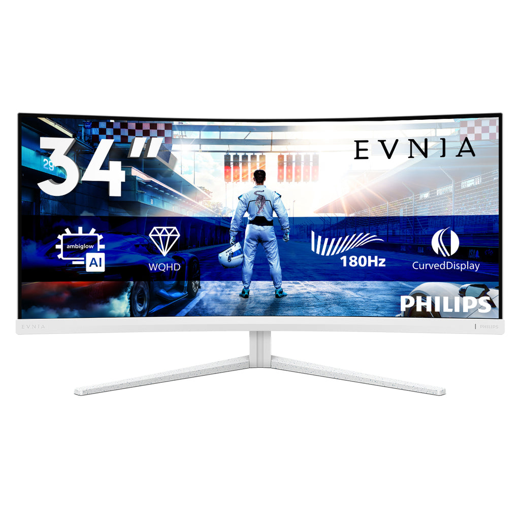 Philips Evnia 5000 34M2C5501A/00 pantalla para PC 86,4 cm (34") 3440 x 1440 Pixeles Wide Quad HD LCD Blanco (2)