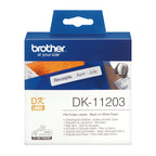Brother DK-11203 cinta para impresora de etiquetas Negro sobre blanco (3)