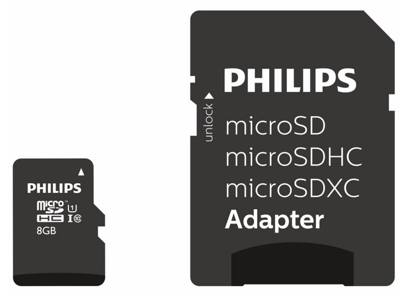 Philips FM08MP45B/00 memoria flash 8 GB MicroSDHC UHS-I Clase 10