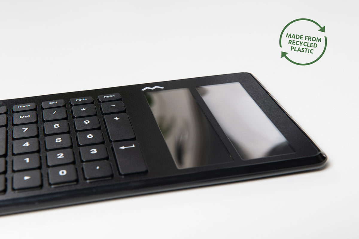 Mousetrapper Type - Nordic teclado Oficina USB + Bluetooth Nórdico Negro (3)