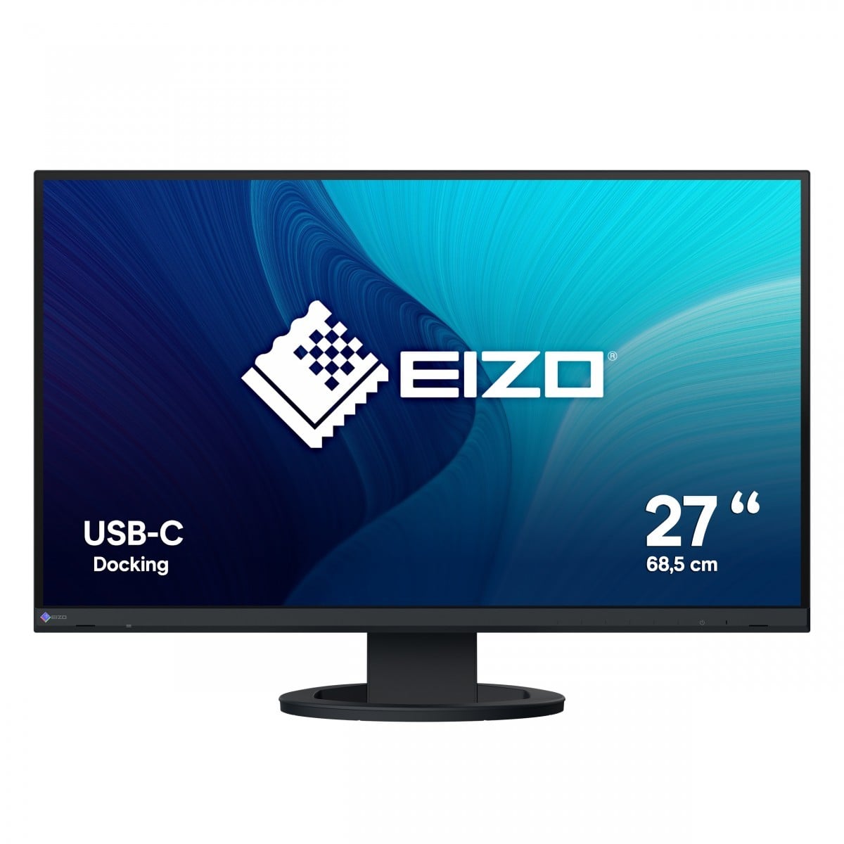 EIZO EV2720S-BK Moniteur 27" 16:9 2560x1440 IPS Noir USB-C, DP, HDMI, 4x USB-A