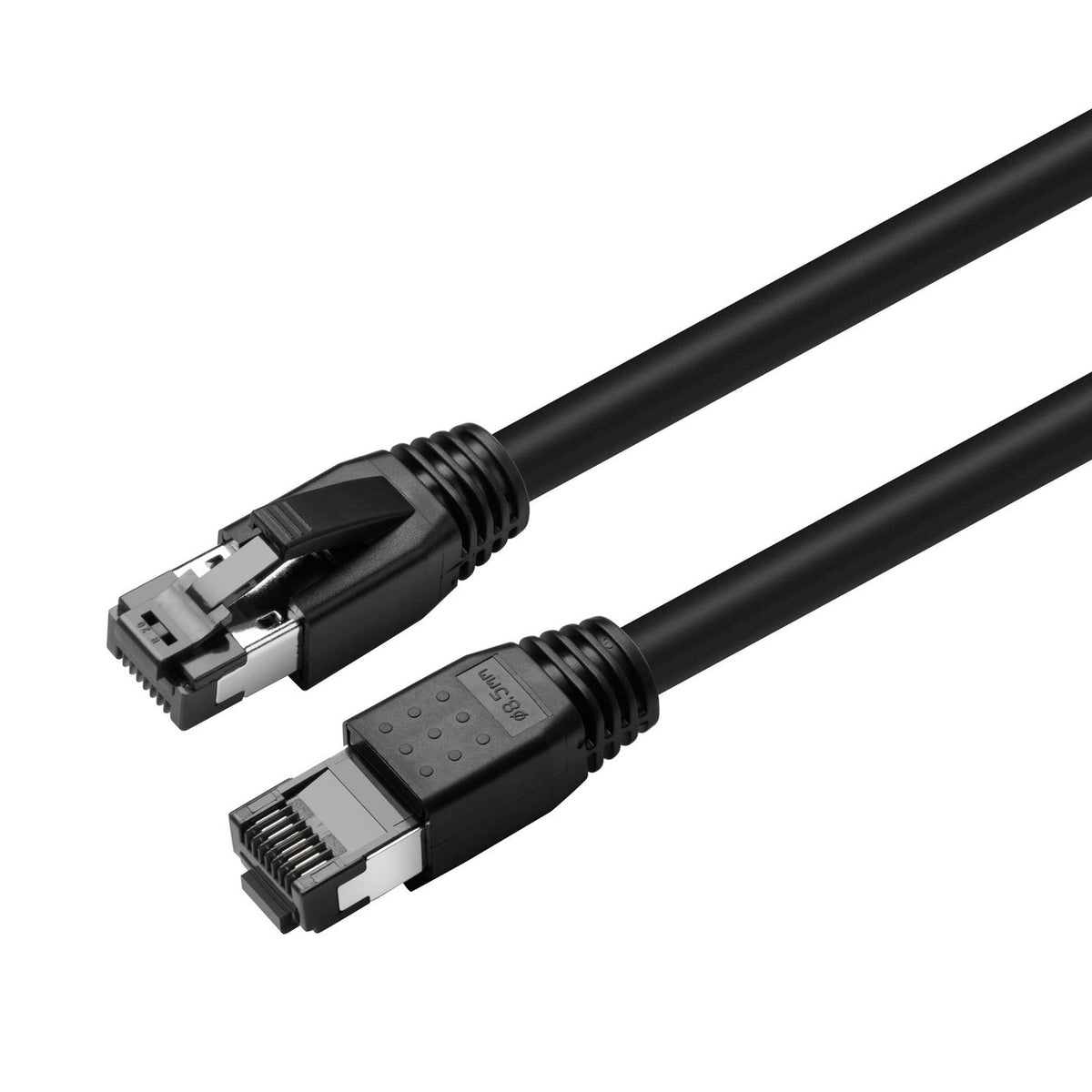 Microconnect MC-SFTP8010S cable de red Negro 10 m Cat8.1 S/FTP (S-STP) (2)