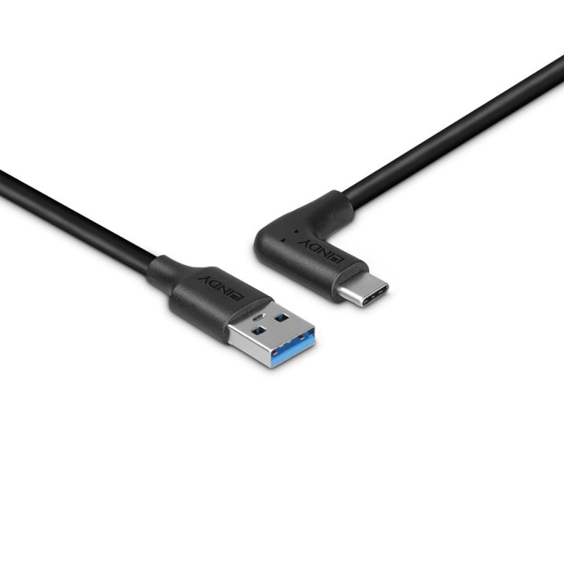Lindy 32012 cable USB USB 3.2 Gen 2 (3.1 Gen 2) 0,5 m USB A USB C 10 Gbit/s 15 W Negro (4)