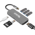 Plugable Technologies USBC-7IN1 base para portátil y replicador de puertos