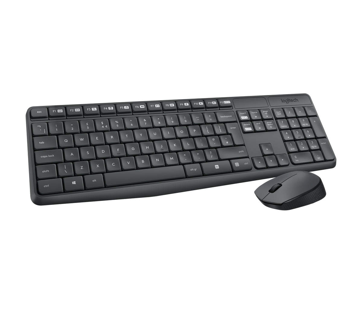 Logitech 920-007921 teclado Ratón incluido Universal RF inalámbrico QWERTY Nórdico Gris (3)