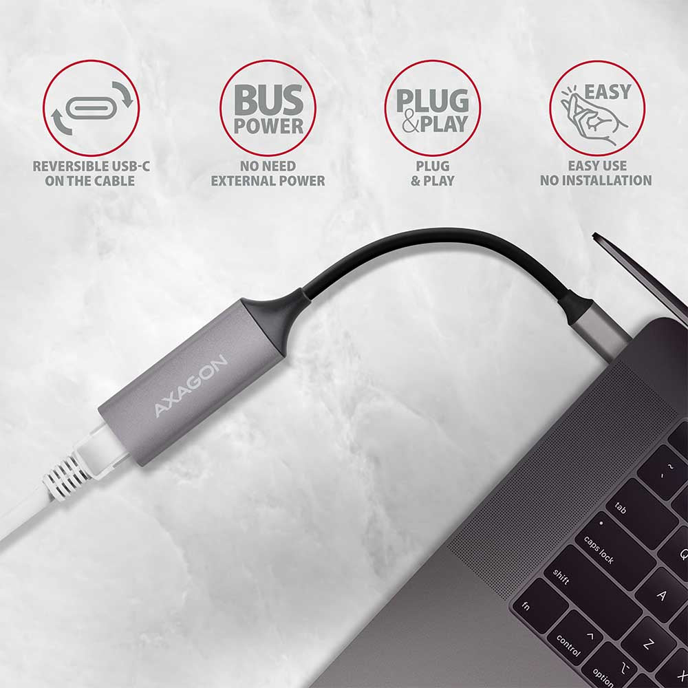 Axagon ADE-TRC adaptador y tarjeta de red Ethernet 1000 Mbit/s (3)