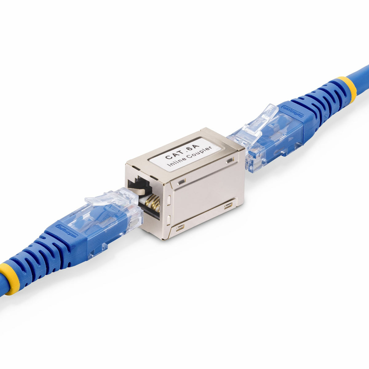 StarTech.com IN-CAT6A-COUPLER-S1 cambiador de género para cable RJ-45 Plata
