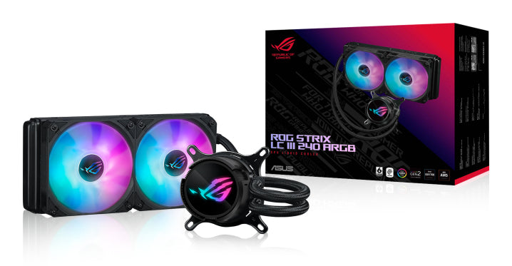 ASUS ROG Strix LC III 240 ARGB Procesador Sistema de refrigeración líquida todo en uno 12 cm Negro (8)