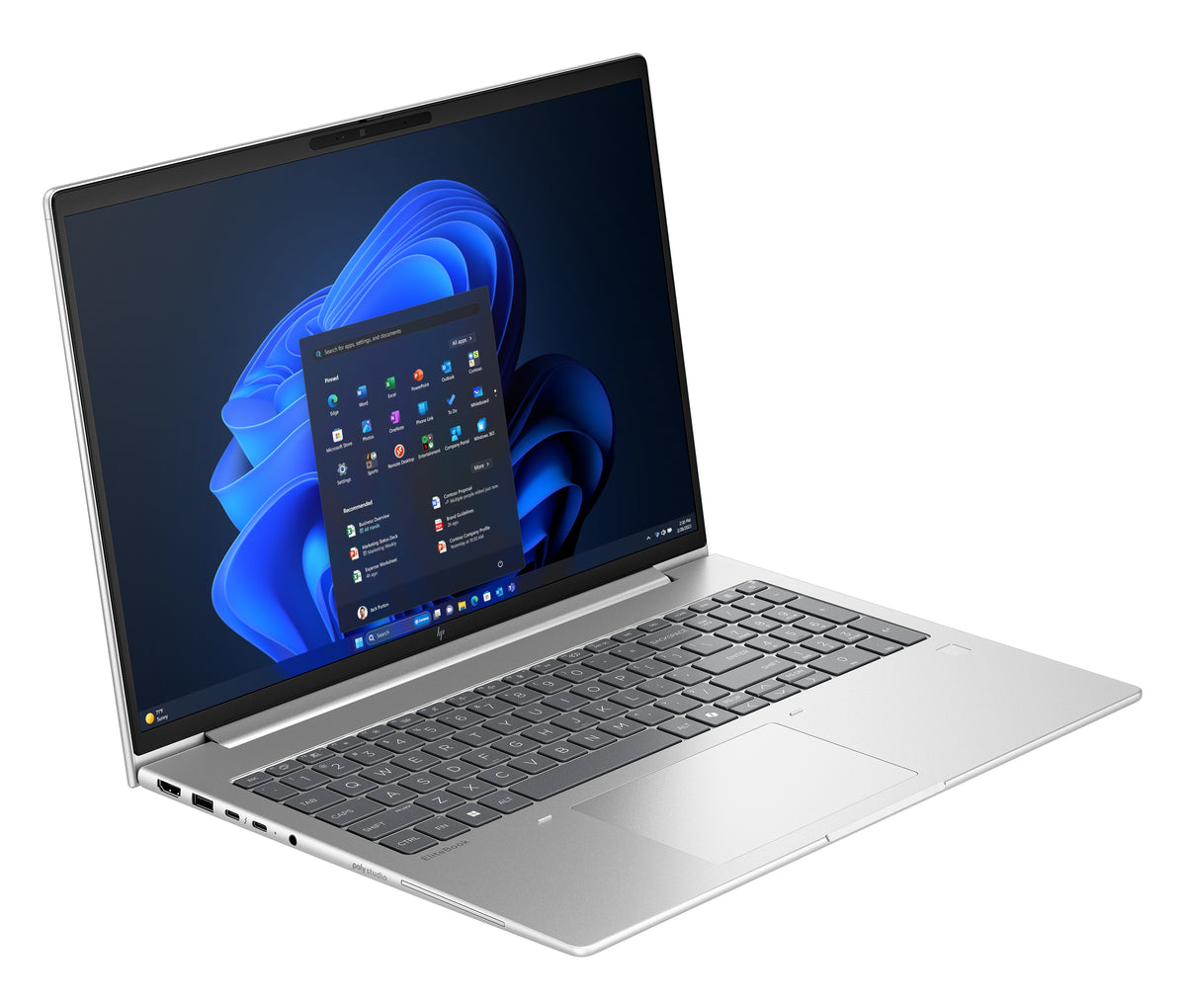 HP EliteBook 6 G1a AI PC AMD Ryzen™ 5 230 Laptop 40.6 cm (16") WUXGA 16 GB DDR5-SDRAM 512 GB SSD Wi-Fi 7 (802.11be) Windows 11 Pro Silver (3)