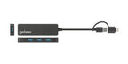 Manhattan 180863 base para portátil y replicador de puertos USB 3.2 Gen 1