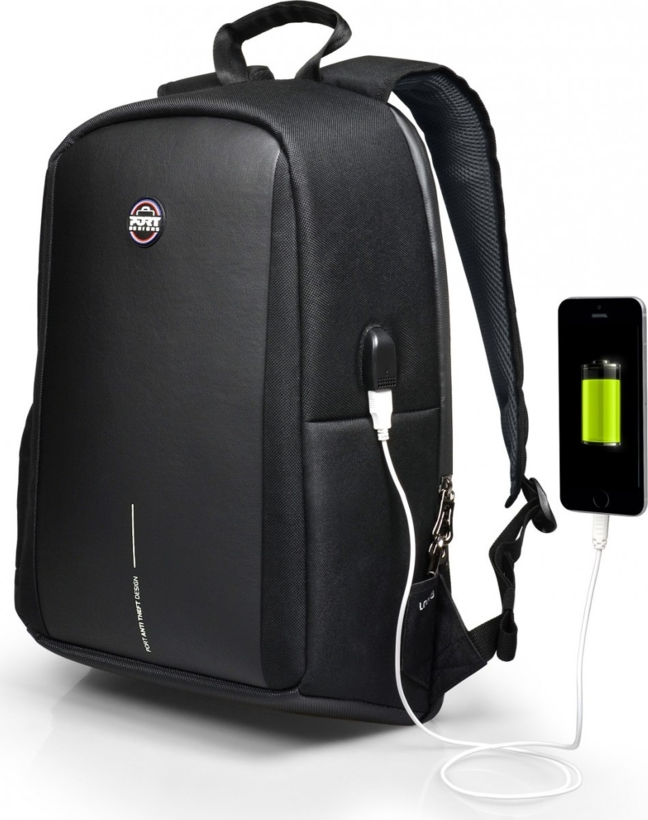Port Designs Chicago Evo 39,6 cm Mochila Negro