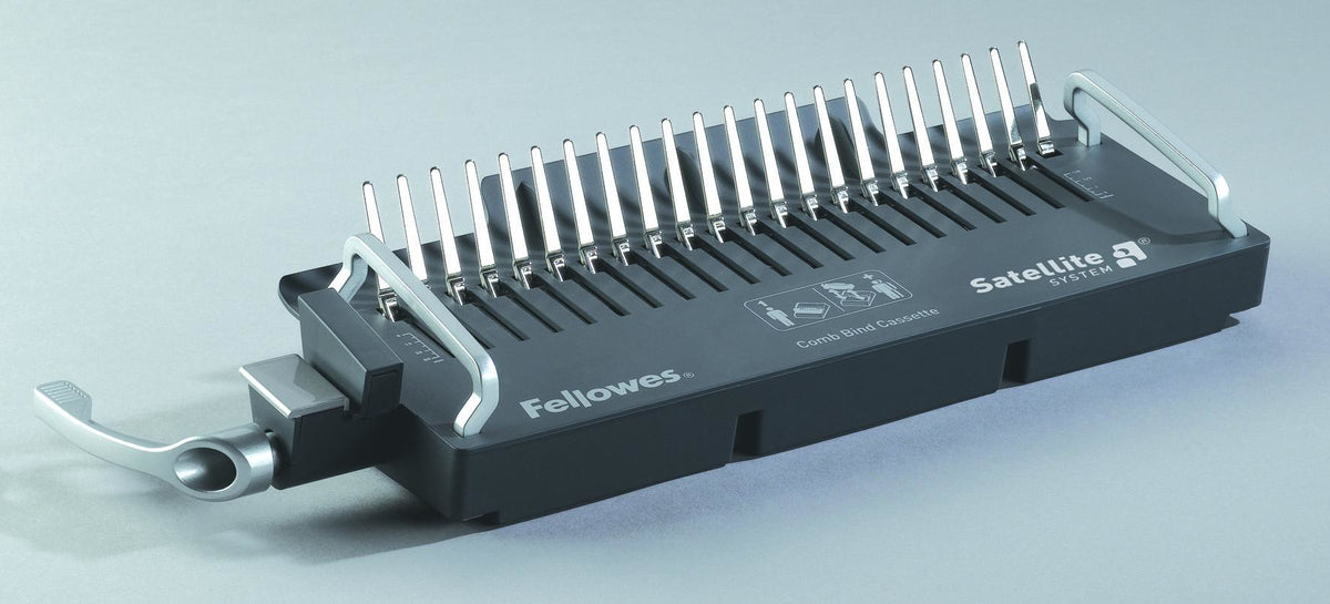 Fellowes Galaxy E Comb Encuadernadora de canutillo 500 hojas Negro, Plata (3)