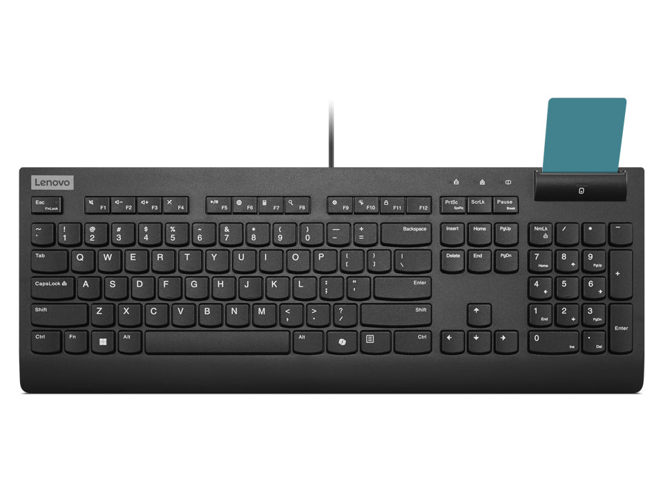 Lenovo Smartcard Wired keyboard II teclado Oficina USB Alemán Negro (2)