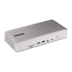 StarTech.com 132UE-TB4USB4DOCK base para portátil y replicador de puertos Alámbrico Gris