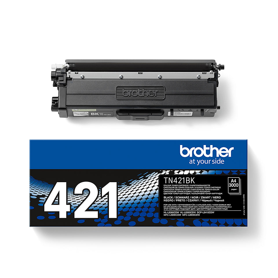 Brother TN-421BK cartucho de tóner 1 pieza(s) Original Negro (5)