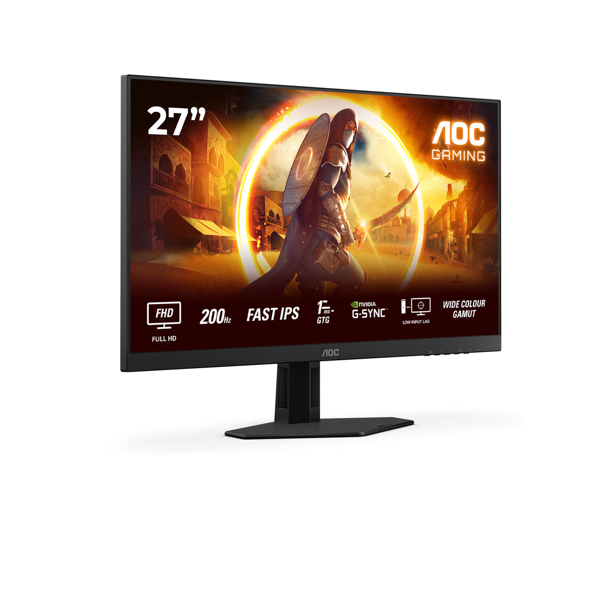 AOC G4 27G4HRE pantalla para PC 68,6 cm (27") 1920 x 1080 Pixeles Full HD LED Negro, Rojo (3)