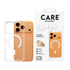 PanzerGlass CARE™ by ® Samba Case Transparent w. White MagSafe iPhone 17 Pro funda para teléfono móvil Transparente (2)