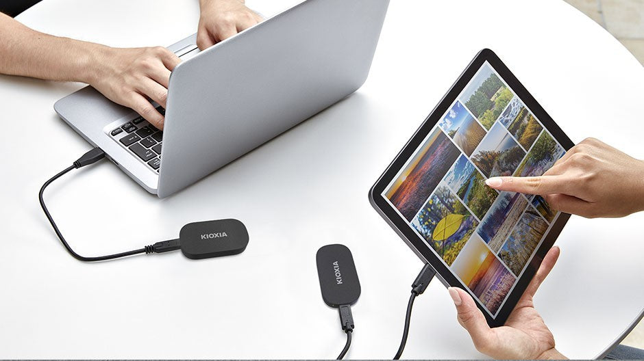 Kioxia Exceria Plus G2 500 Go USB Type-C 3.2 Gen 2 (3.1 Gen 2) Noir (4)