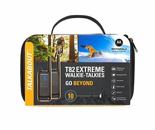 Motorola Talkabout T82 Extreme Twin Pack two-way radios 16 canales Negro, Naranja (5)