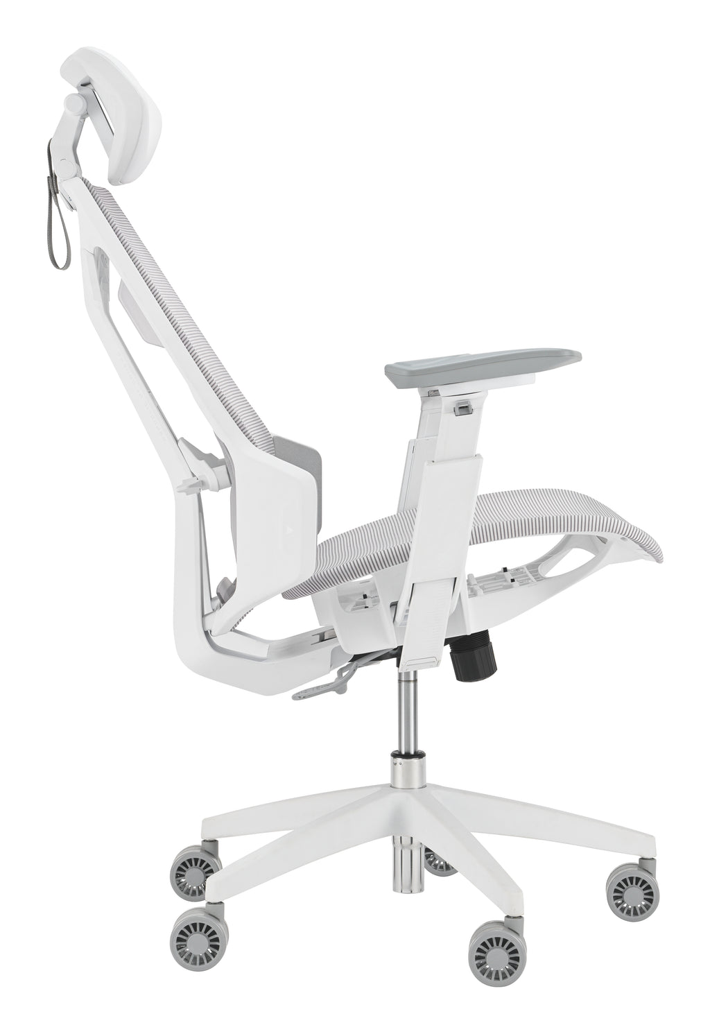 ASUS ROG Destrier Ergo Core White Silla para videojuegos de PC Asiento de malla Blanco (6)