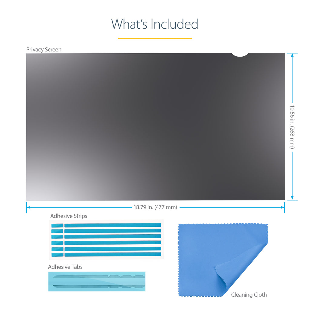 StarTech.com PRIVSCNMON21 filtro para monitor 21.5"